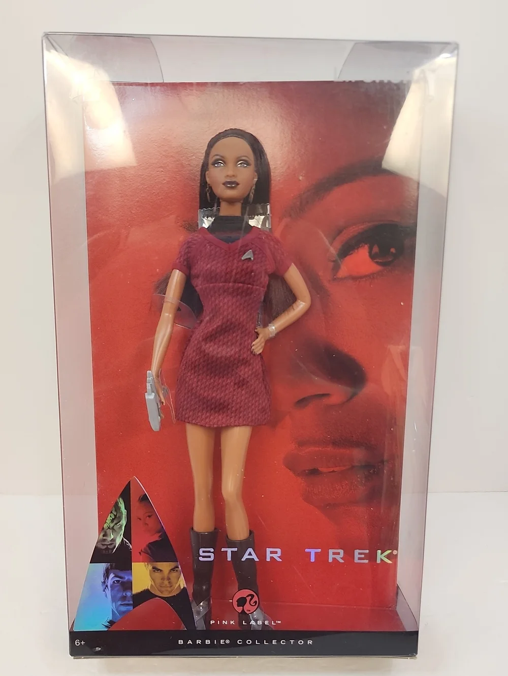 Barbie Lt Uhura Star Trek N5503 Pink Label Doll NRFB Mattel 2009